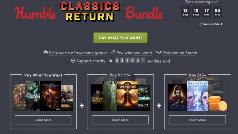 humble bundle classics return 2018 pc