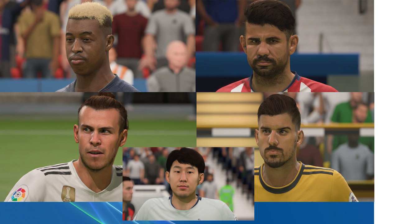 Nuevos modelos de caras en FIFA 19