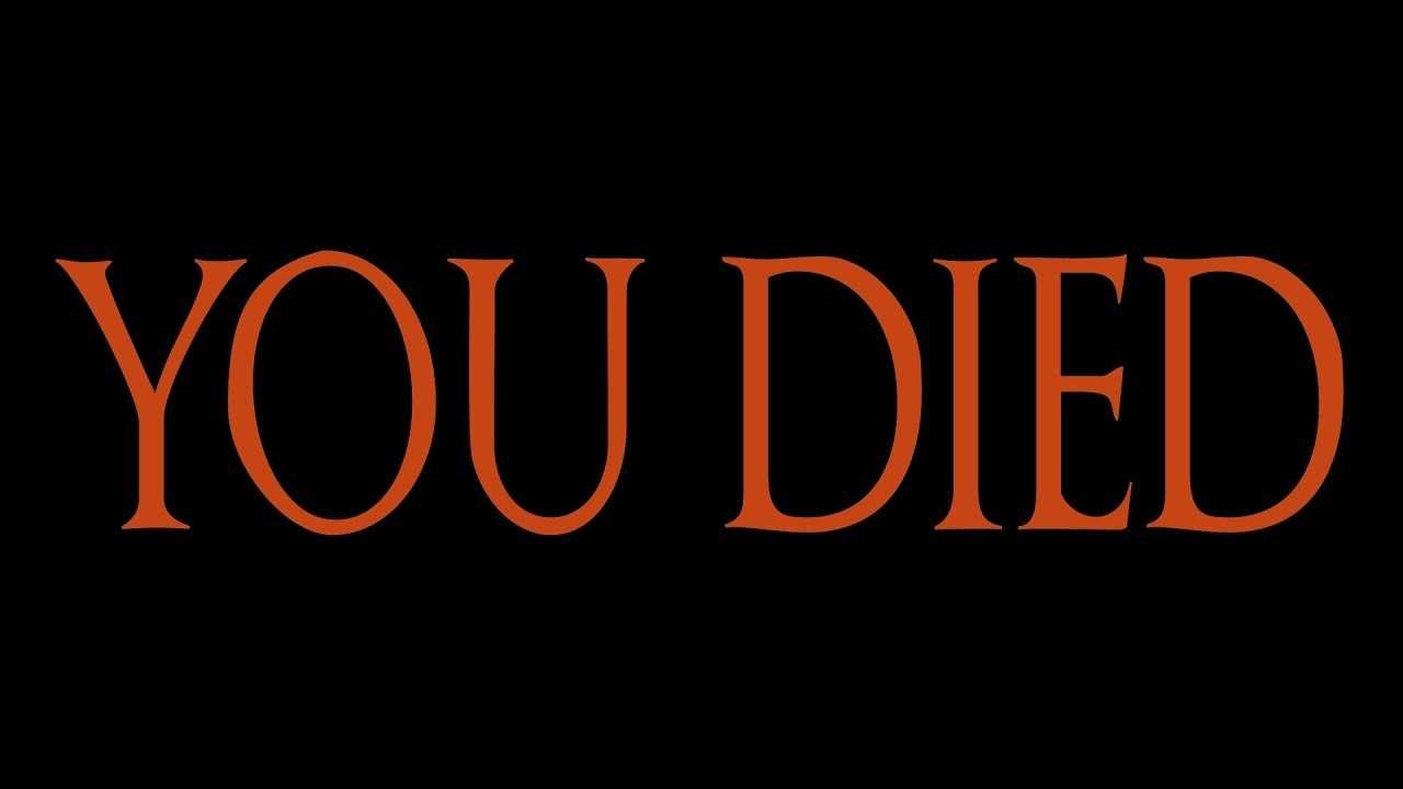 you died dark souls